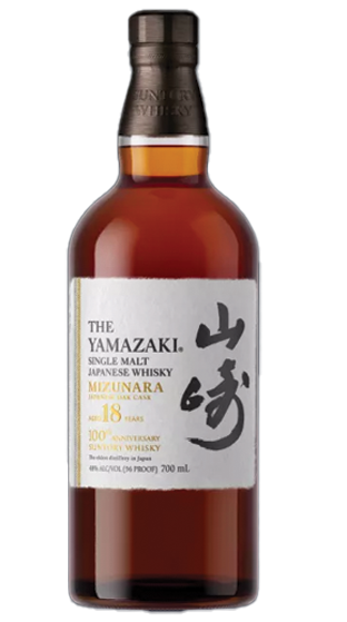 Suntory Yamazaki Mizunara Cask 18 Year Old